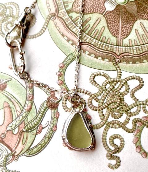 Sea Glass Jewellery Workshop - focus on sea glass setting