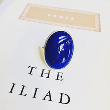Large Lapis Lazuli Silver Ring